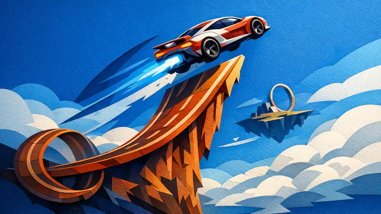 Ramp Car Games: GT Car Stunts - Estrategia y Adrenalina en Cada Salto icon