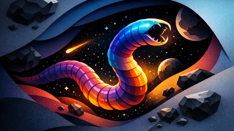 Worms Zone .io Jeux de Serpent : Stratégie et Survie Réinventées icon