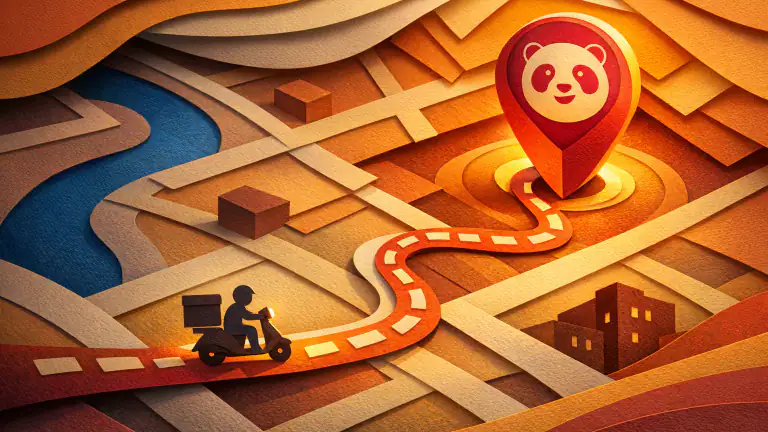 Como o Rastreamento em Tempo Real Transforma o foodpanda icon
