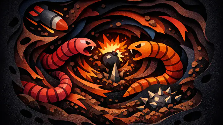 Zona das Minhocas.io - Cobra: Ação e Estratégia Sob a Terra icon