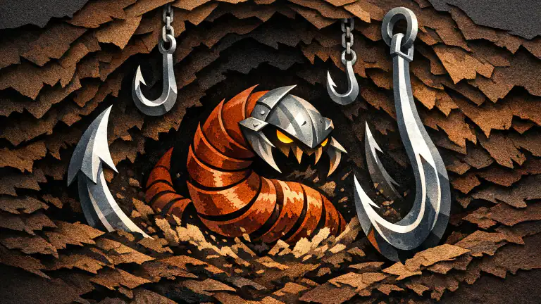 Zona das Minhocas.io - Cobra: Estratégia com o Gancho Secreto icon